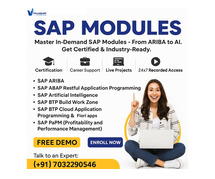 Master In-Demand SAP Modules with Expert Training