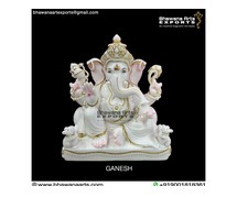 Buy Authentic Marble Ganesh Statues Online in Jaipur