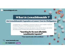 Lenalidomide Capsules Cost Online Philippines Manila
