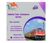 Vedanta Train Ambulance in Durgapur ensures that everything is organized in a better way