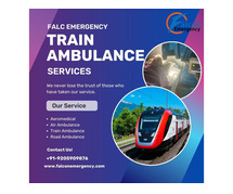 Falc Emergency Train Ambulance in Bangalore offers a team of skilled professionals