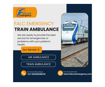 Receive exceptional care while travelling by train with Falc Emergency Train Ambulance in Hyderabad