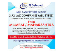 Download Mumbai/Maharashtra Companies Database in Excel Format