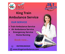 King Train Ambulance provides a faster way to reach the hospital in Varanasi