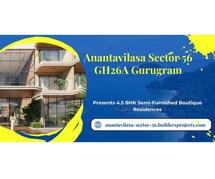 Anantavilasa Sector 56 Apartments In Gurugram