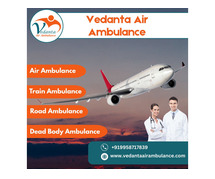 Safest Air Ambulance for Comfortable Patient Transfer from Kolkata via Vedanta