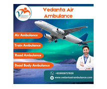 Swift Patient Transport with Air Ambulance from Mumbai via Vedanta