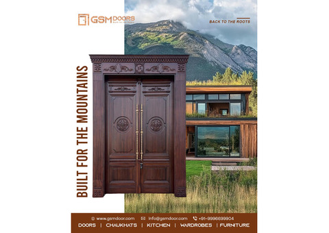 Stylish Natural Wooden Doors