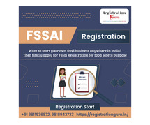 FSSAI License Registration Service In Noida