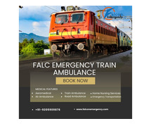 For better movement of the patient given by the Falc Train ambulance in Patna