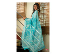 Discover the elegance of handcrafted Kota Doria sarees from Rajasthan