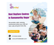 Best DayCare Centres in Ramamurthy Nagar | Nursery School in Ramamurthy Nagar