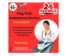 King Train Ambulance in Siliguri provides medical access in critical emergency situations