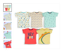 Trendy Half Sleeve Boys Regular Fit T-Shirt – Comfortable, Stylish & Everyday Essential