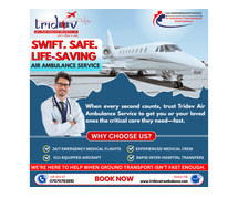 Tridev Air Ambulance Services in Ranchi Has Given the Best Resolutions