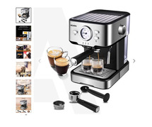 Imperial Espresso Coffee Maker 1100W – Premium Home Brewing for Rich, Bold Coffee