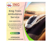 King Train Ambulance in Jabalpur Transportation Patients with Life-Saving Equipment