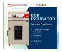 Buy High Quality Bacteriological Incubator at Best Price | Mack Pharmatech