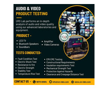 Audio Video Testing Lab Services in Faridabad