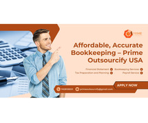 Affordable, Accurate Bookkeeping – Prime Outsourcify USA