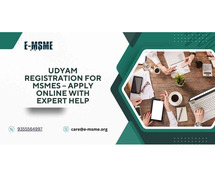 Udyam Registration for MSMEs – Apply Online with Expert Help