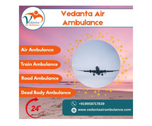 Patient Transfer Facility is provided by an Air Ambulance from Patna via Vedanta