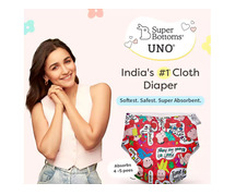 SuperBottoms Baby Talk Freesize UNO Cloth Diaper