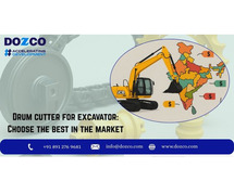 Drum cutter for excavator: Choose the best in the market