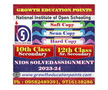 Nios solved assignment pdf 2025 | Nios solved assignment class 10