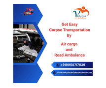 Vedanta provides a helpful ambulance body transfer service in Nagpur when needed the most