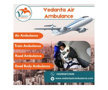 With Emergency Medical Setup, Book Air Ambulance in Chennai via Vedanta