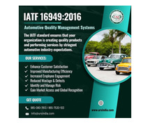 IATF 16949 Certification Provider in India