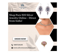 Shop Pure 925 Silver Jewelry Online – Direct from India!