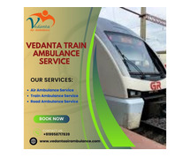 Vedanta Train Ambulance provides easy and safe transfer of injured patients in Dibrugarh