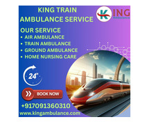 Use King Train Ambulance for comfortable medical transfer between cities in Jabalpur