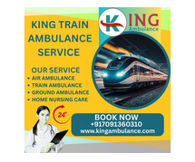By using King Train Ambulance in Siliguri chances of trouble are minimal