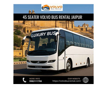 Experience Luxury & Comfort with Our 45-Seater Volvo Bus