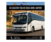 45 Seater Volvo Bus Hire in Jaipur