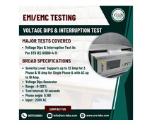 EMI and EMC Testing Lab Services in Manesar