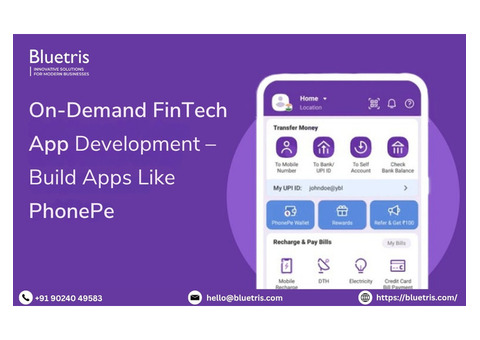 On-Demand FinTech App Development – Build Apps Like PhonePe