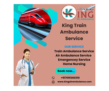 King Train Ambulance in Raipur provides focused assistance from start to finish