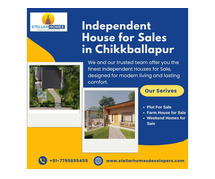 Independent House for Sales in Chikkballapur | Independent House for Sales Near Devanahalli
