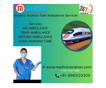 For Weak Medivic Aviation Ensures Gentle Handling Patients in Patna on its Train Ambulance