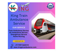 King Train Ambulance in Jamshedpur provides compassion and attentiveness at every step
