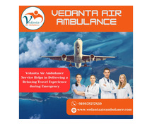 Hi-tech and Rapid Air Ambulance at a Genuine Charge from Kolkata via Vedanta