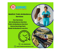 Medivic Provides Complete Wellness Transit at Your Request in  Bhopal by Train Ambulance