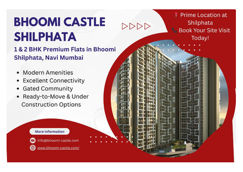 1 & 2 BHK Flats at Bhoomi Castle Shilphata – Premium Homes in Bhoomi Shilphata