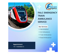 Falc Emergency offers precise clinical services via train in Bhopal with their ambulance