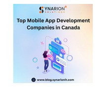 Top Mobile App Development Companies in Canada
