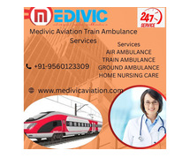 Medivic Aviation Offers Settled Travel in Sensitive Situations in Ranchi with its Train Ambulance
